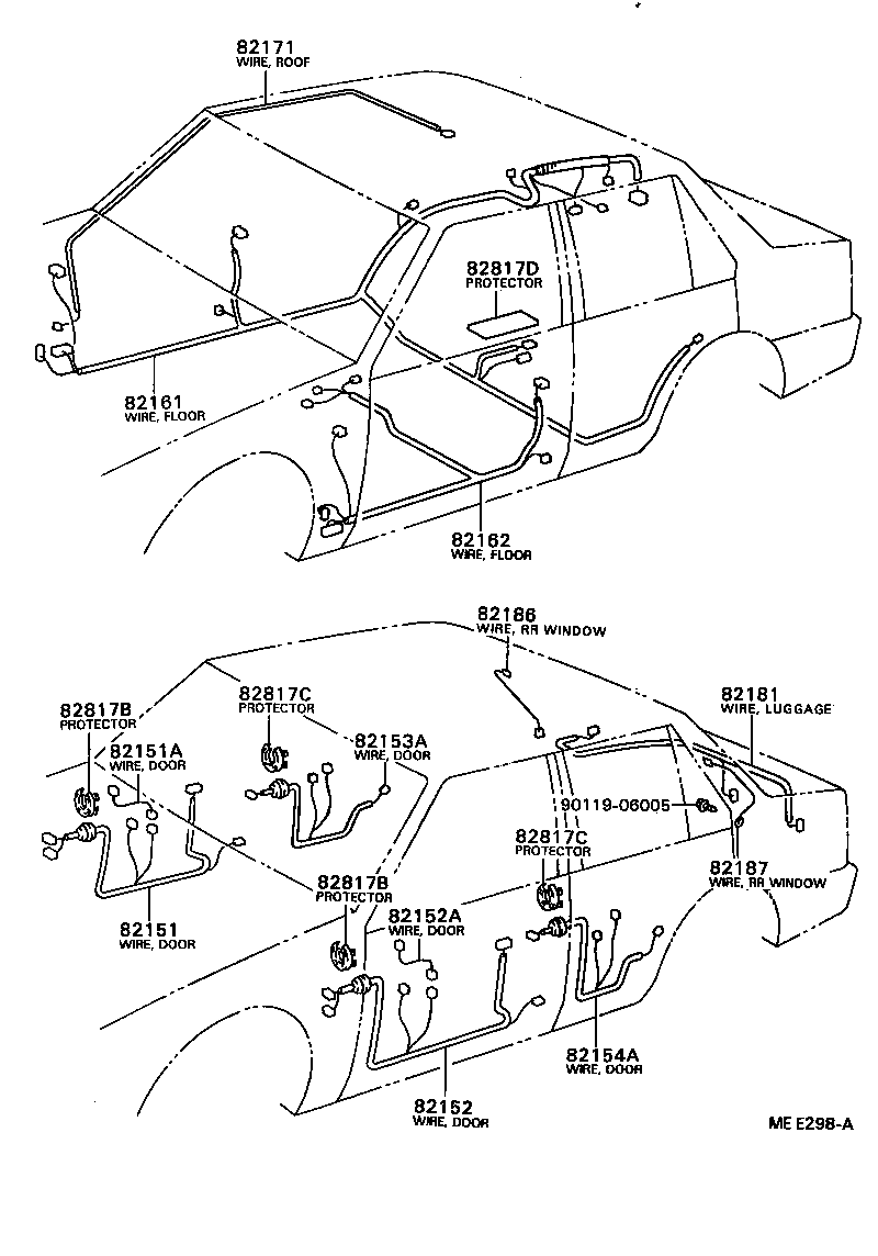 82121-12702 WIRE, ENGINE product image