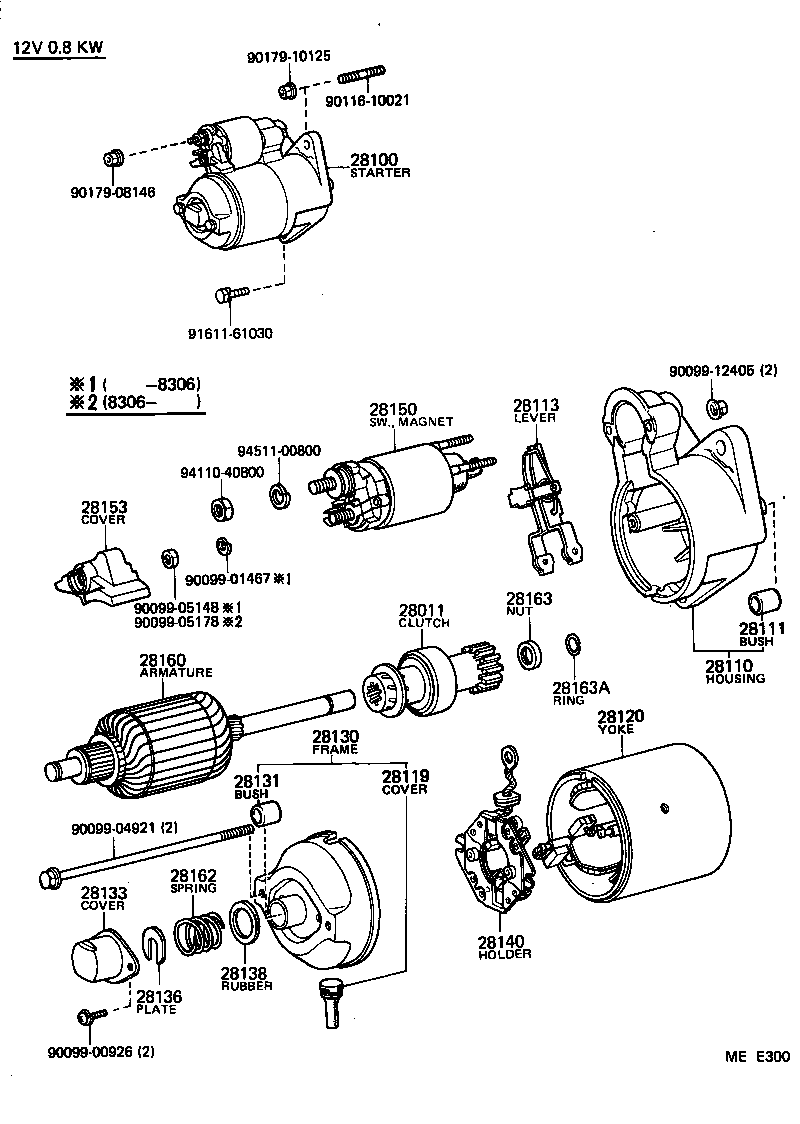 28110-45050 HOUSING ASSY, STARTER DRIVE product image