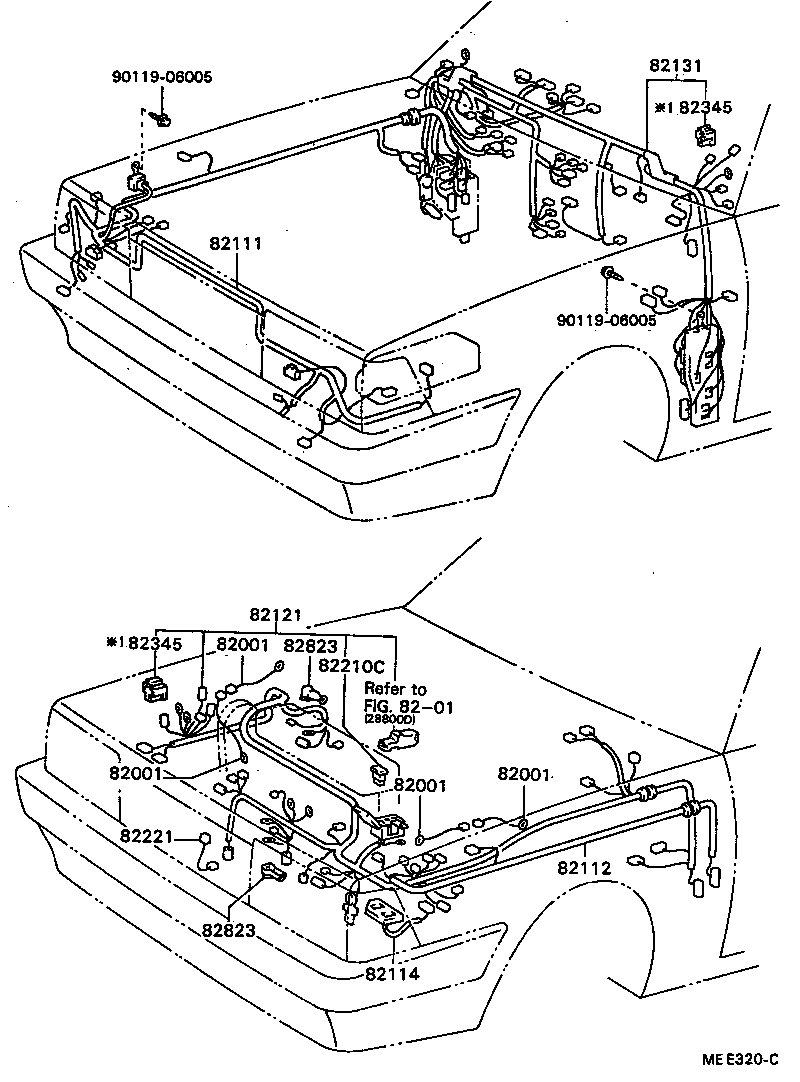 82121-20311 WIRE, ENGINE product image