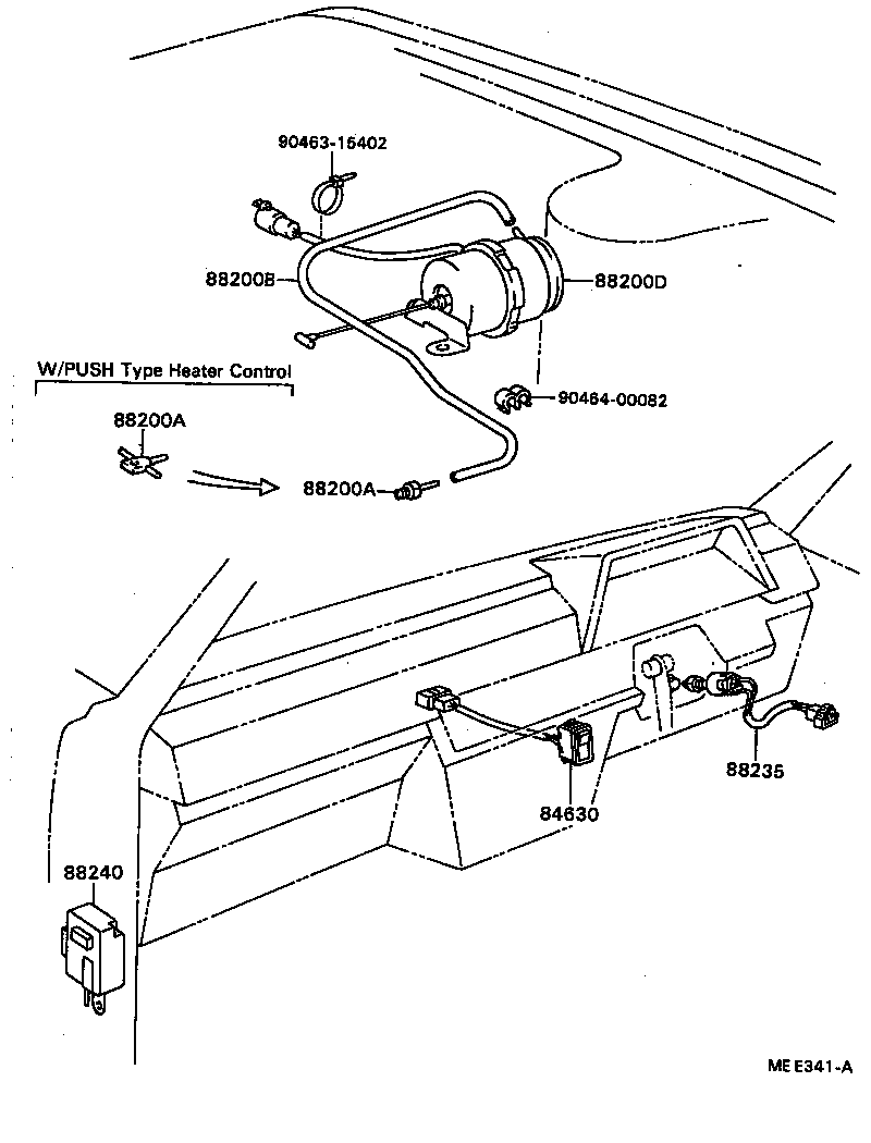 88200-20022 ACTUATOR ASSY, CRUISE CONTROL product image