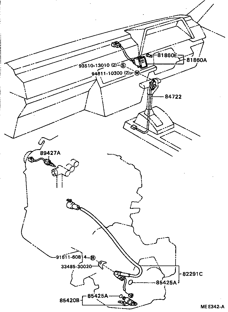 84720-20050 SWITCH ASSY, PATTERN SELECT product image