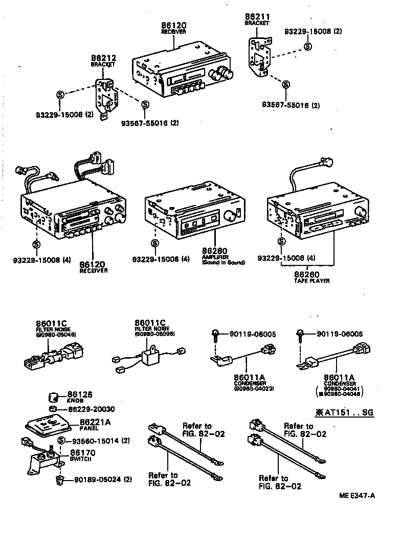 86125-20070 KNOB, RADIO RECEIVER SWITCH product image