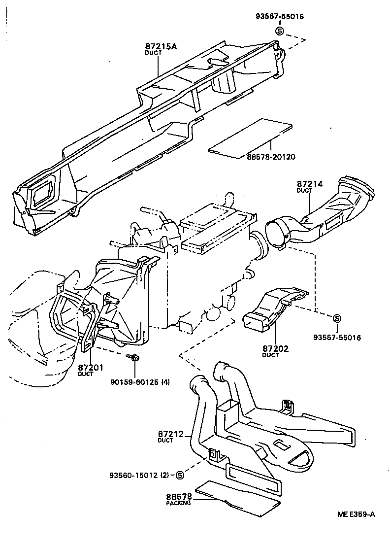 55910-20360 CONTROL ASSY, HEATER OR BOOST VENTILATOR product image