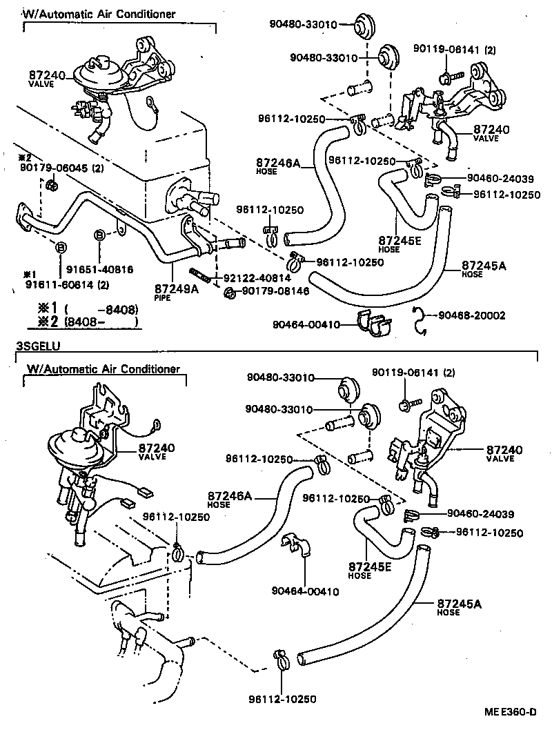 88670-20060 VALVE ASSY, HEATER WATER product image