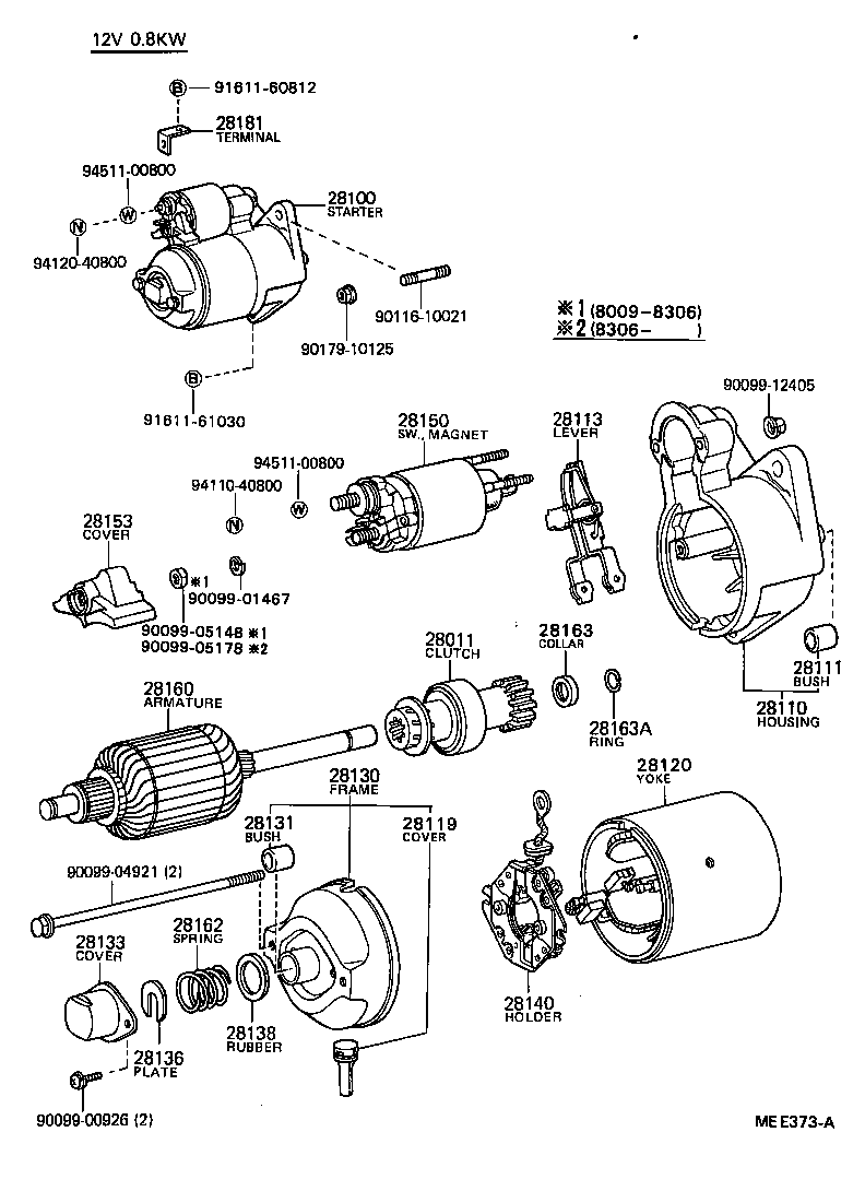 28100-54070 STARTER ASSY product image