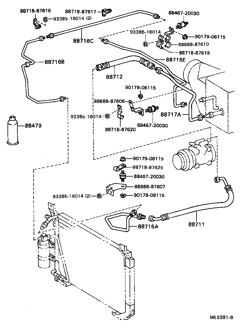 88454-87608 FAN, COOLING (FOR CONDENSER) product image