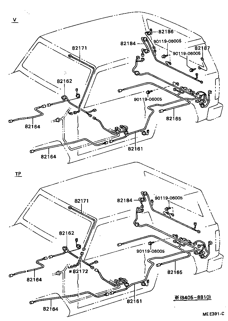 38656-87601 CABLE, MAGNET SWITCH TO WINCH product image