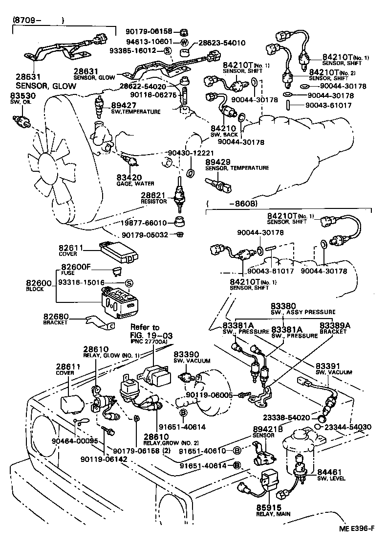 89559-60050 BRACKET, EMISSION COMPUTER, NO.2 product image