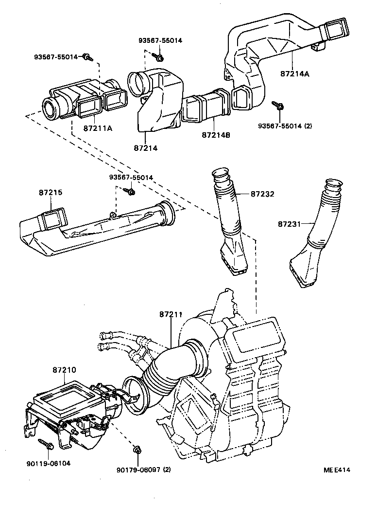 55907-87603 CABLE SUB-ASSY, TEMPERATURE DAMPER CONTROL product image