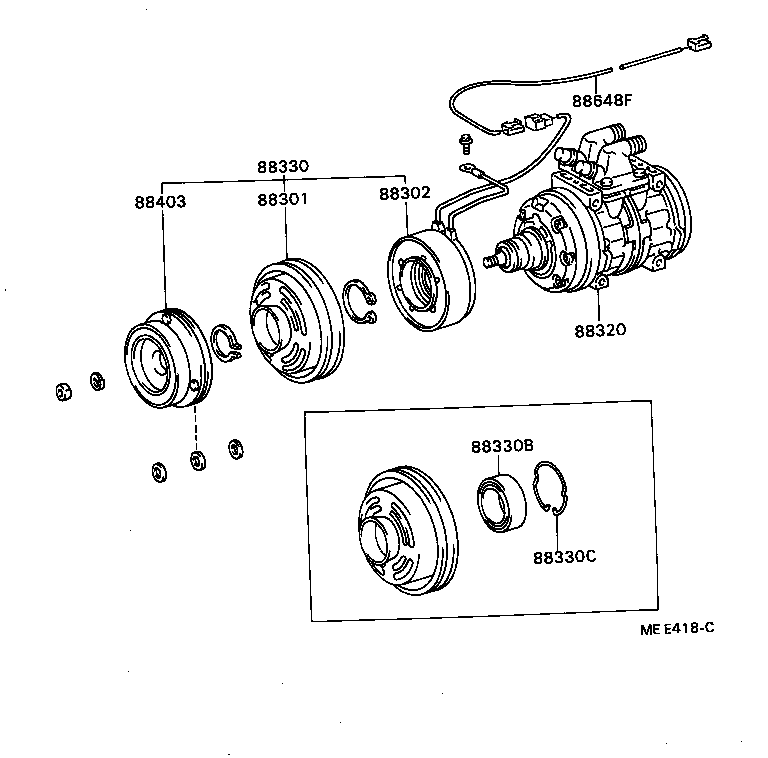 88320-60210 COMPRESSOR ASSY, COOLER product image