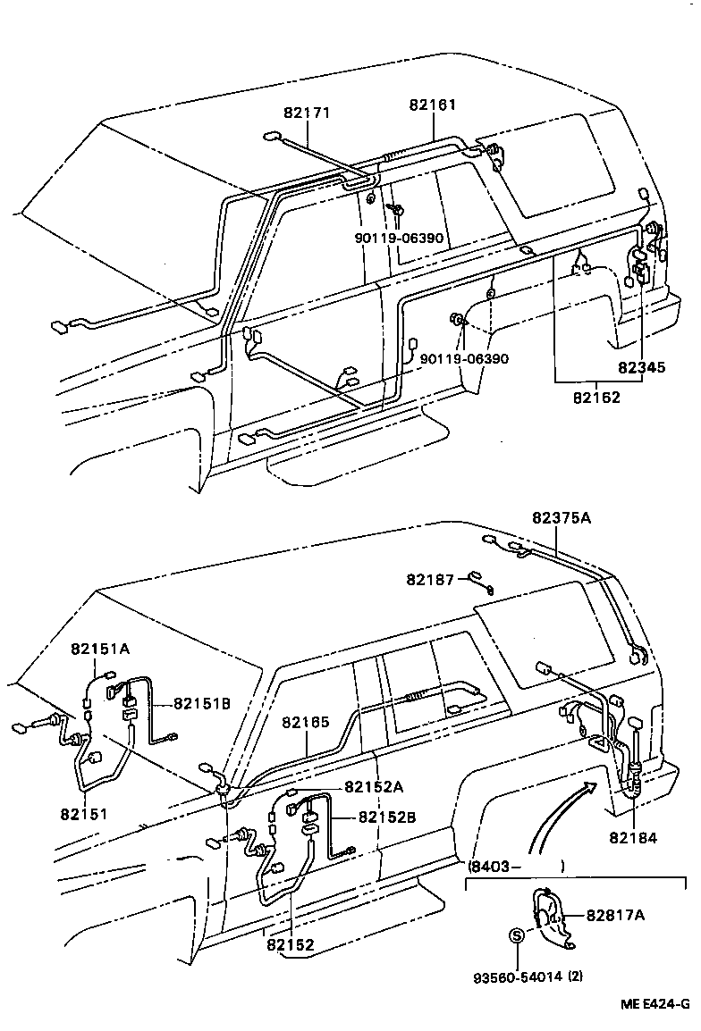 82817-89110 PROTECTOR, WIRING HARNESS, NO.2 product image
