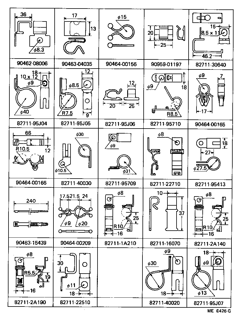 82151-95J12 WIRE, FRONT DOOR, RH product image