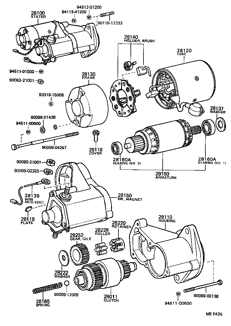 28100-47040 STARTER ASSY product image