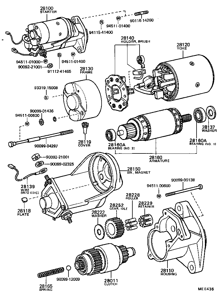 28100-47040 STARTER ASSY product image