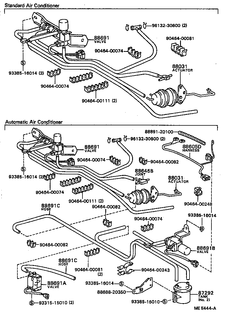 88689-32040 HOSE, VACUUM (FOR IDLE UP DEVICE), NO.1 product image
