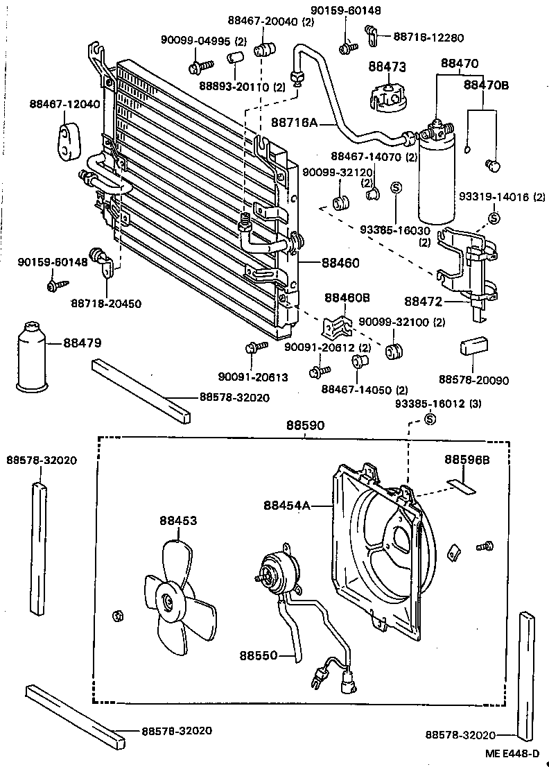 88688-20700 BRACKET, COOLER CONDENSER, NO.1 product image