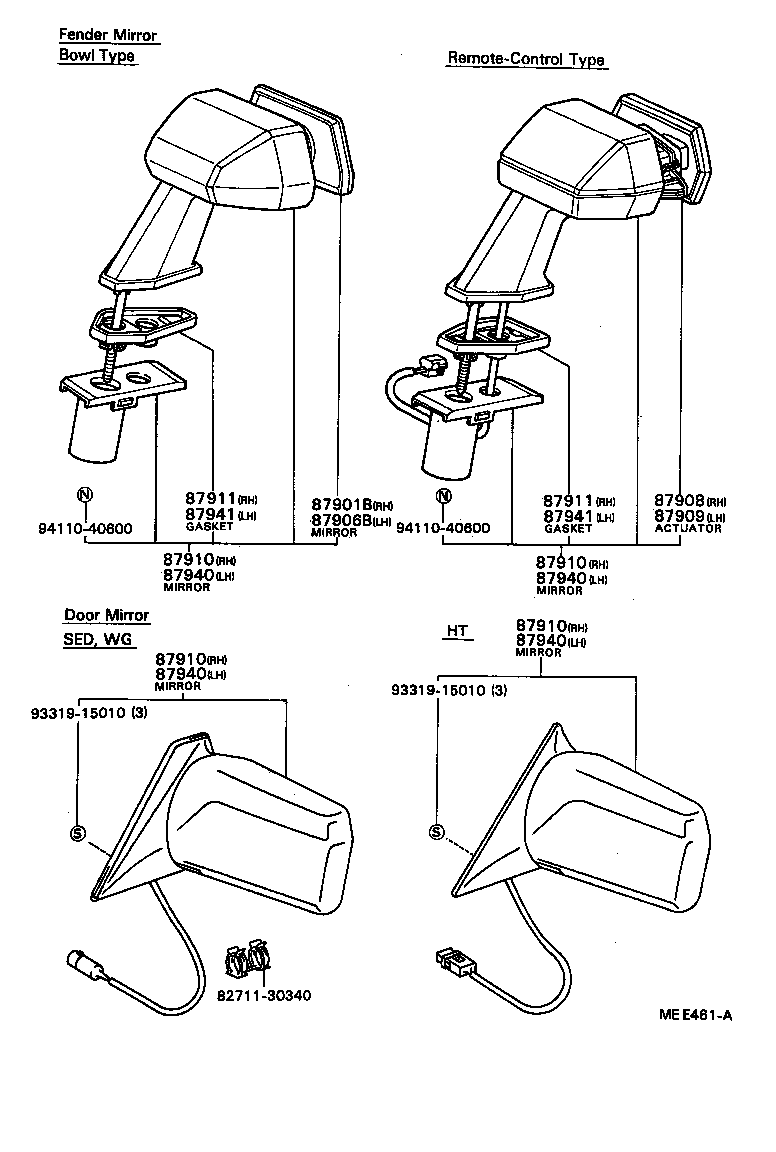 87803-22010-06 SWITCH SUB-ASSY, INNER MIRROR product image