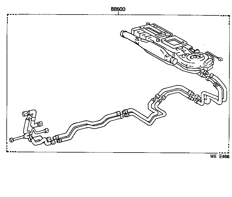 88830-30460 AIR CONDITIONER & ACCESSORY SUB-ASSY, NO.2 product image