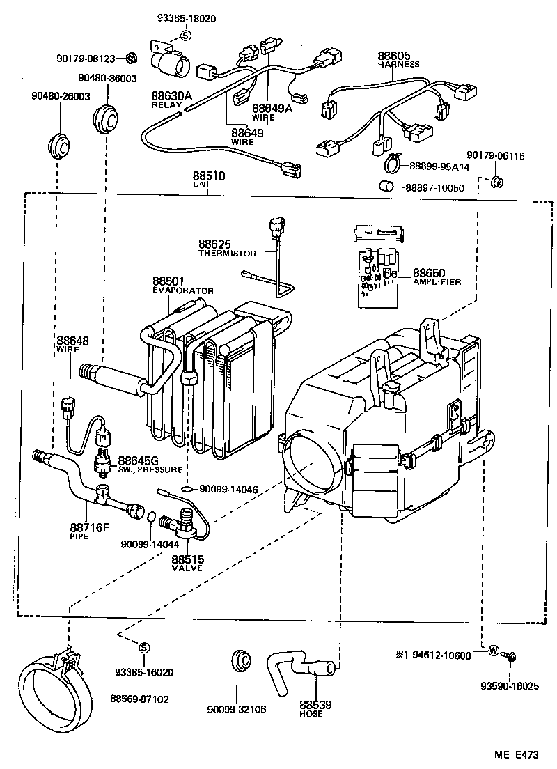 88515-10030 VALVE, COOLER EXPANSION product image