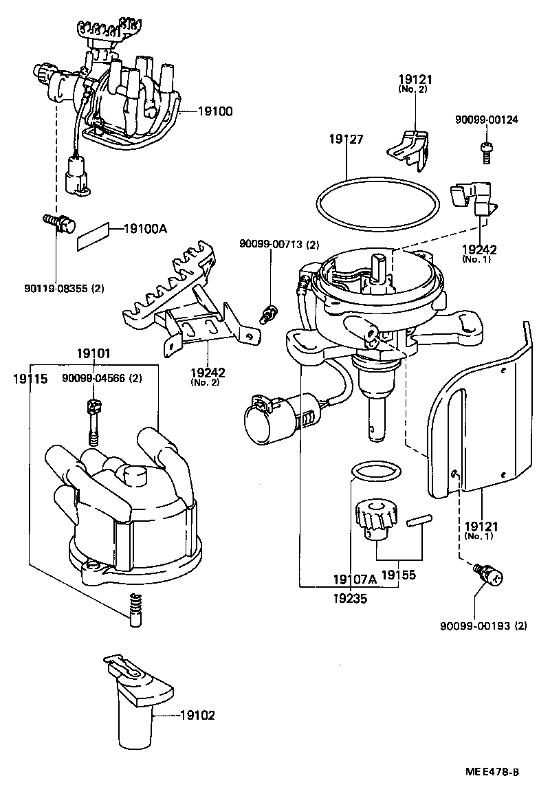 19030-63100 DISTRIBUTOR ASSY product image