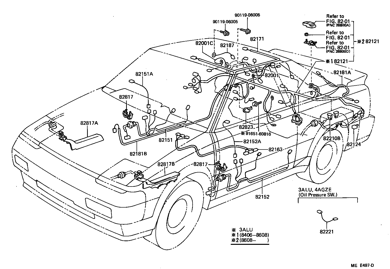 82121-17110 WIRE, ENGINE product image