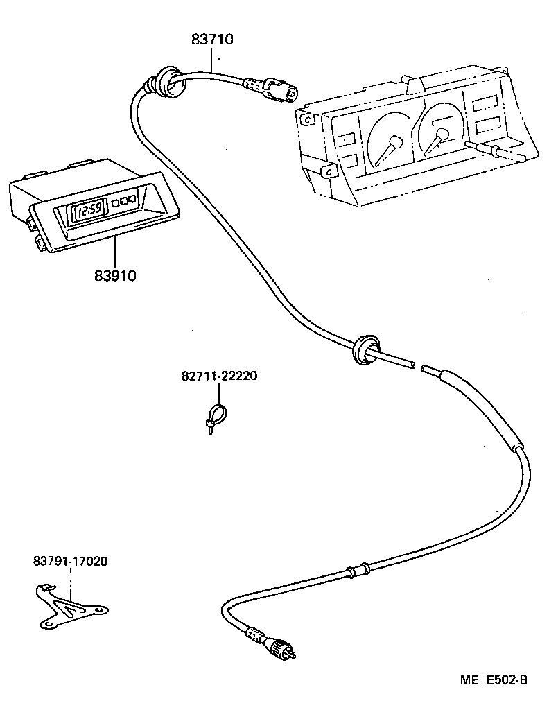 83132-17150 CASE, COMBINATION METER product image