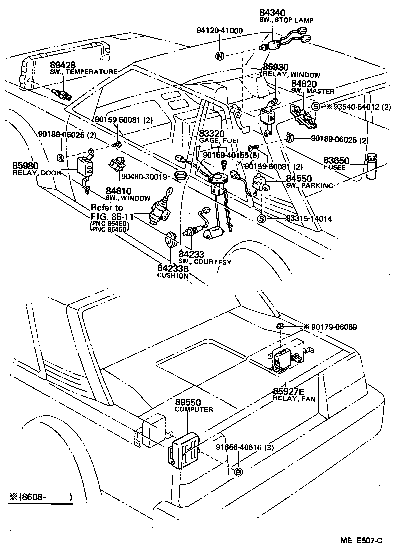 90447-14019 HOSE product image