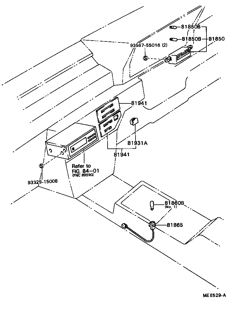81850-32030 LAMP ASSY, INDICATOR product image