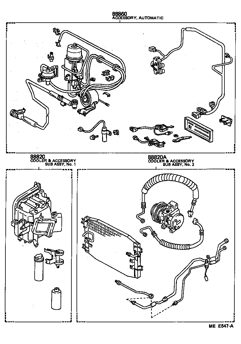 88860-17013 ACCESSORY ASSY, AUTOMATIC AIR CONDITIONER product image
