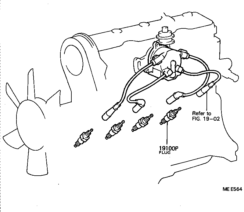 19968-31010 BRACKET, IGNITION COIL product image