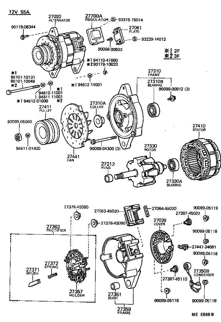 27020-68040 ALTERNATOR ASSY product image
