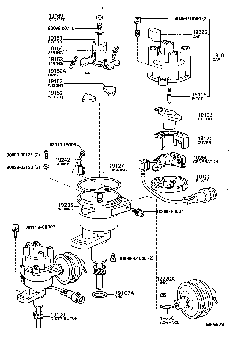 19127-45190 PACKING, DUST PROOF product image