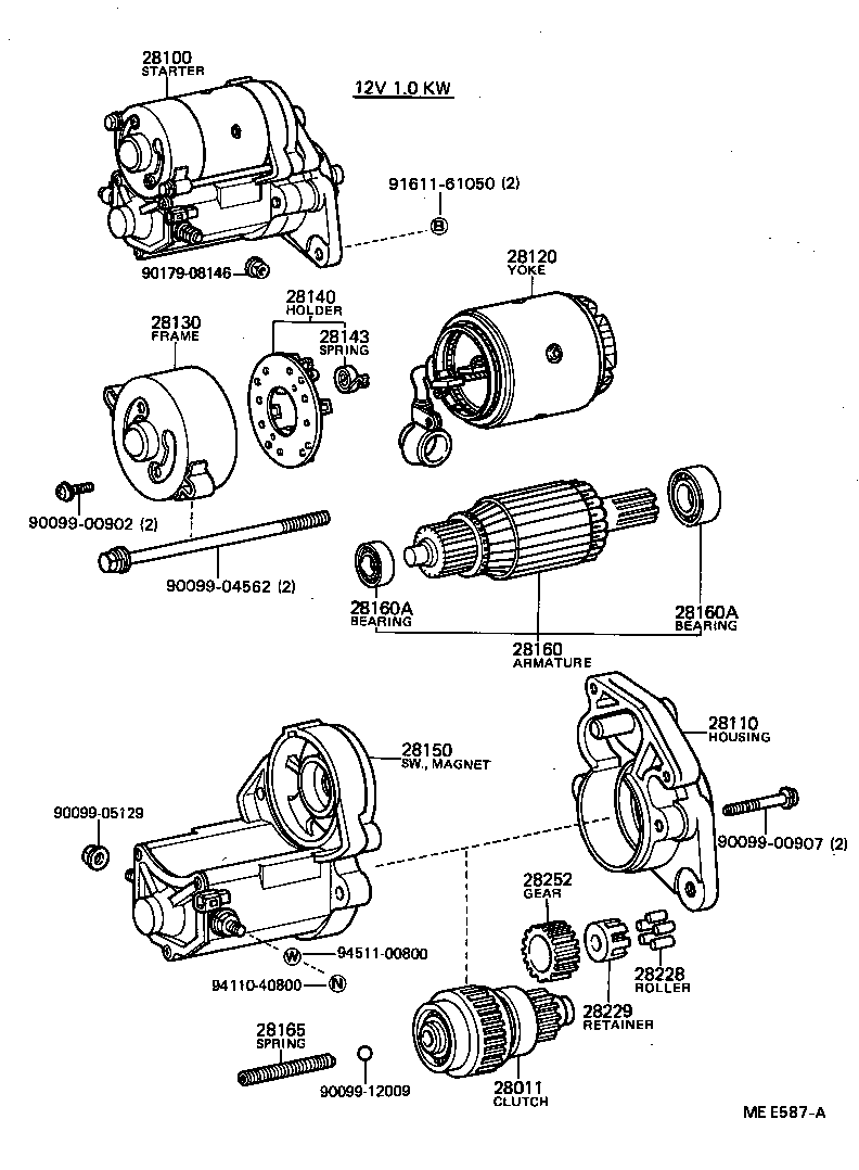 28110-72070 HOUSING ASSY, STARTER DRIVE product image