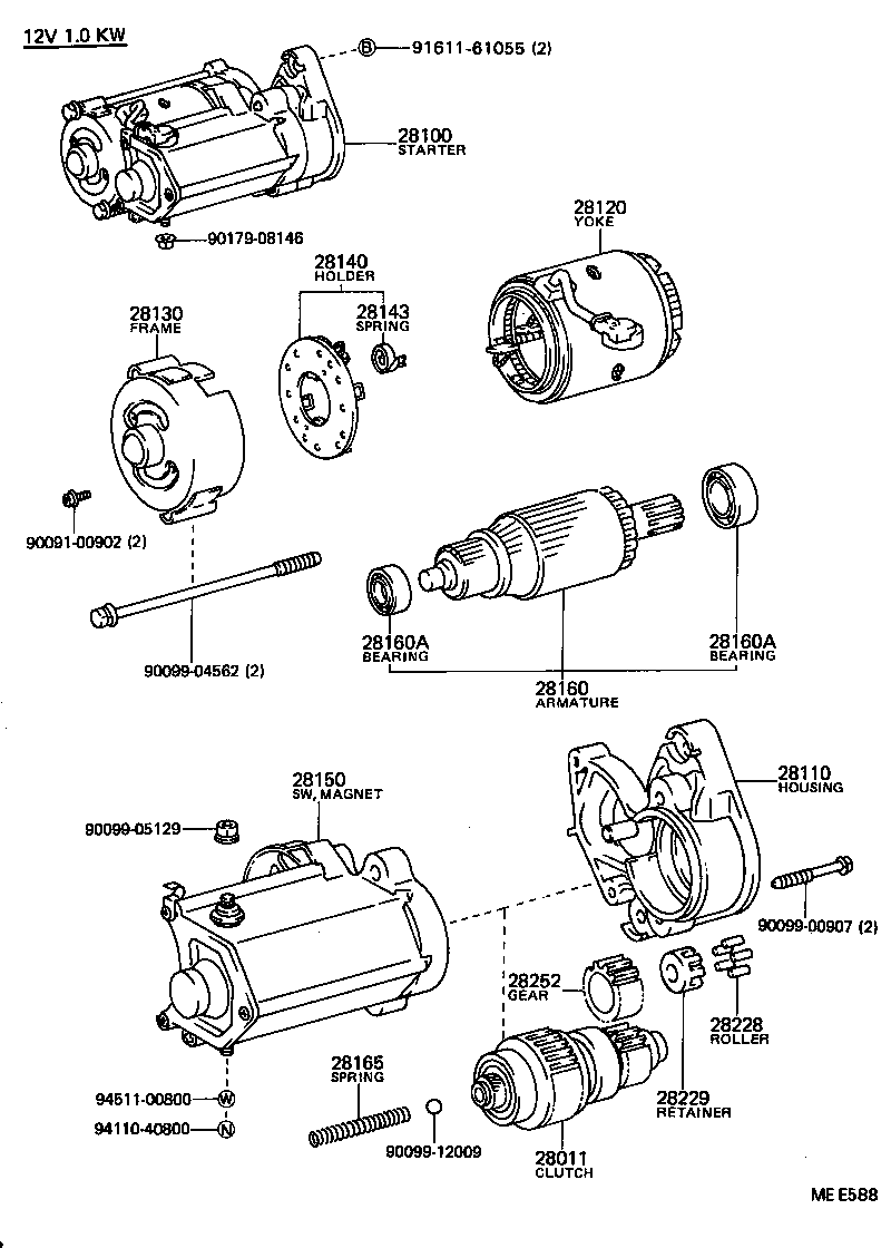 28110-72060 HOUSING ASSY, STARTER DRIVE product image