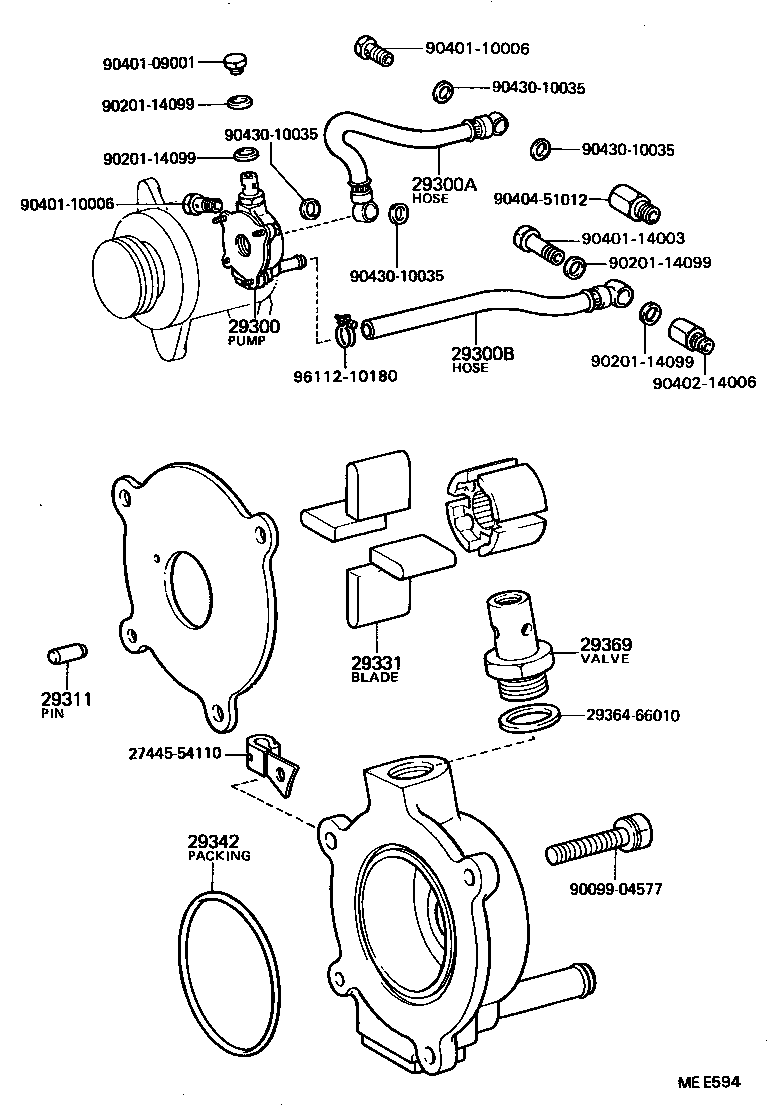 29300-54050 PUMP ASSY, VACUUM product image
