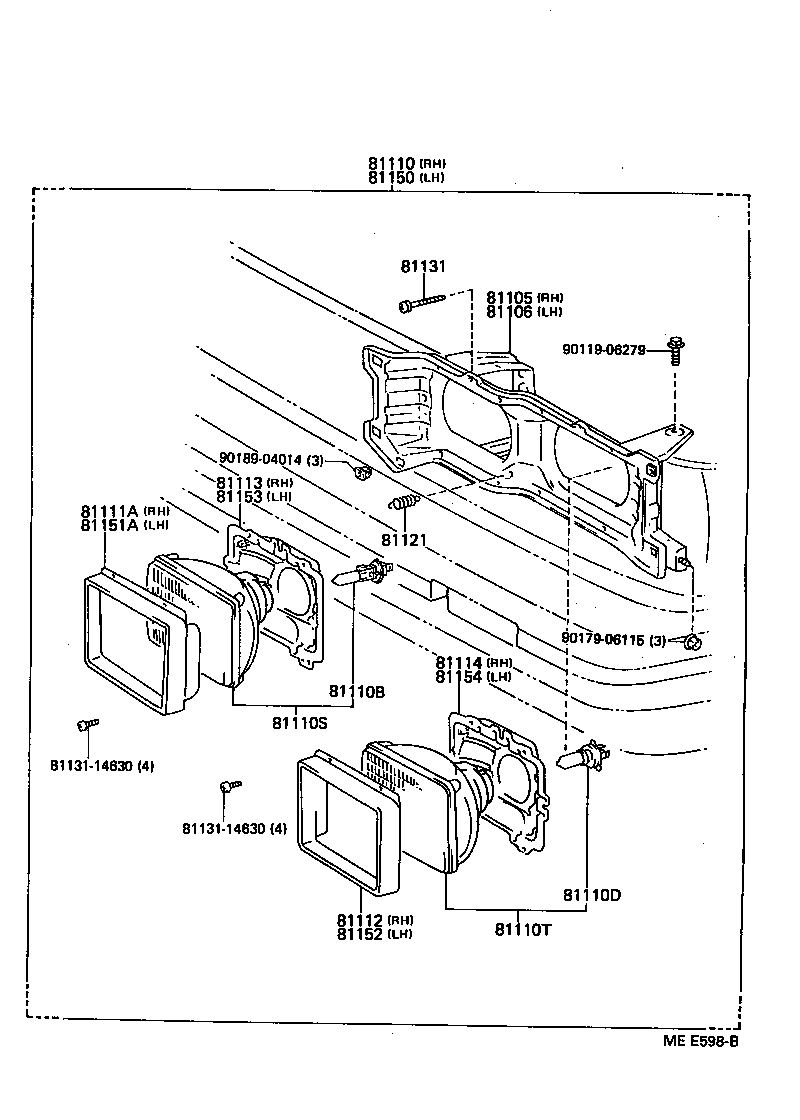 81150-80402 HEADLAMP ASSY, LH product image