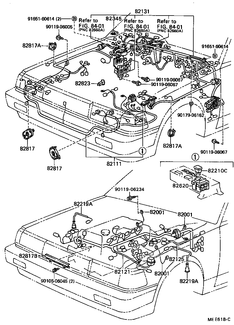 82151-22111 WIRE, FRONT DOOR, RH product image