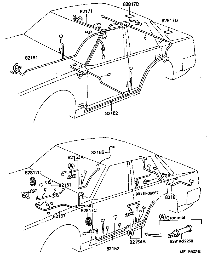 82171-22071 WIRE, ROOF, NO.1 product image
