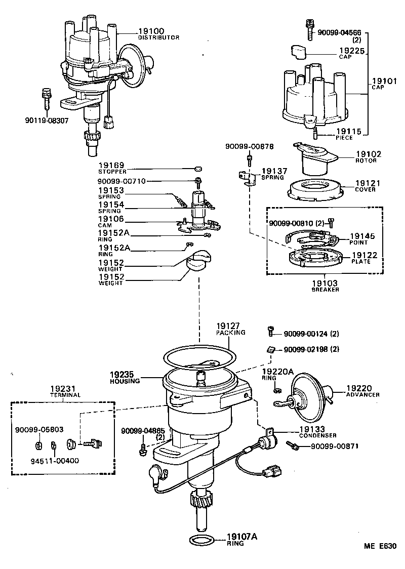 19127-45190 PACKING, DUST PROOF product image