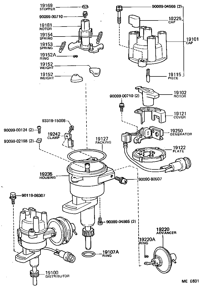 19127-45190 PACKING, DUST PROOF product image