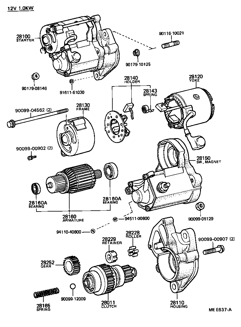 28110-72060 HOUSING ASSY, STARTER DRIVE product image