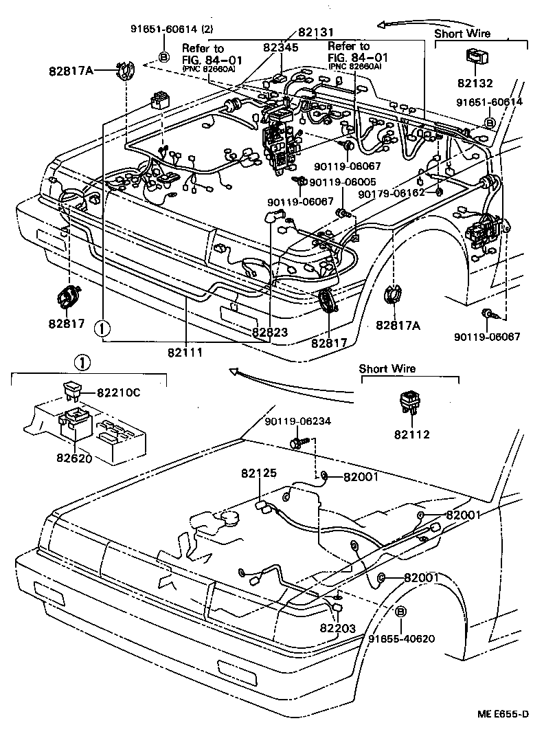 82817-22420 PROTECTOR, WIRING HARNESS, NO.1 product image
