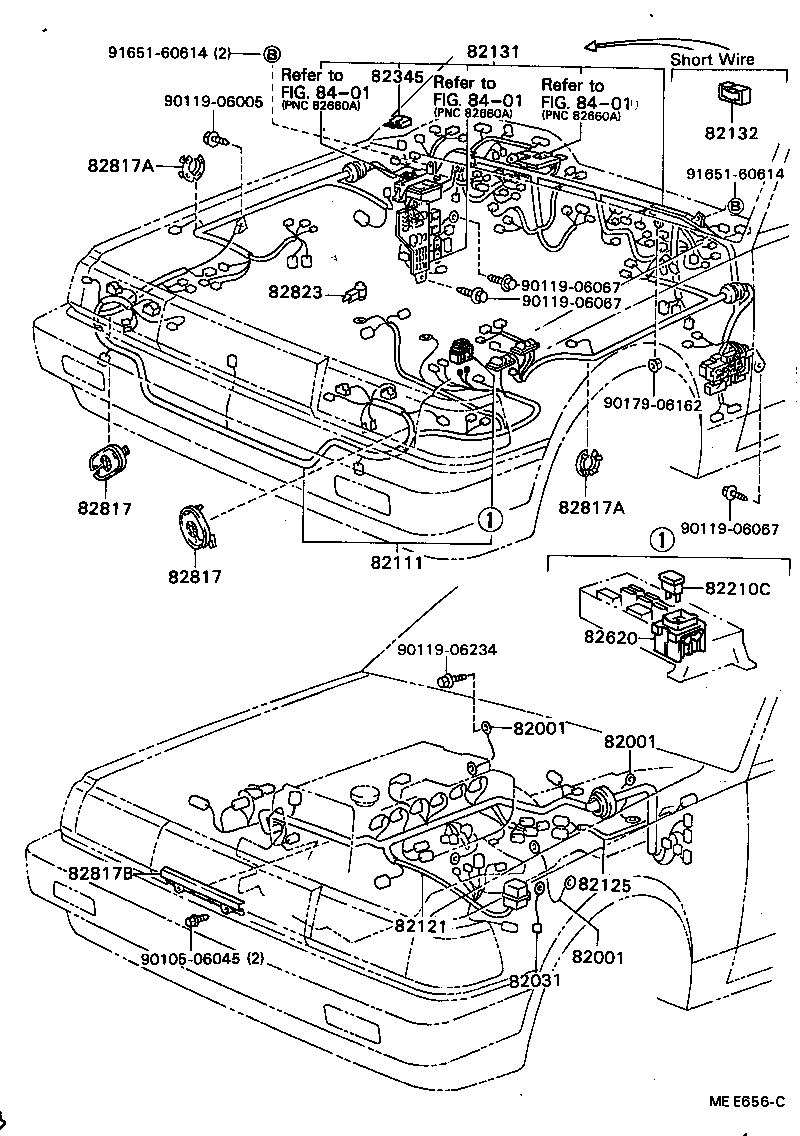 82817-22420 PROTECTOR, WIRING HARNESS, NO.1 product image