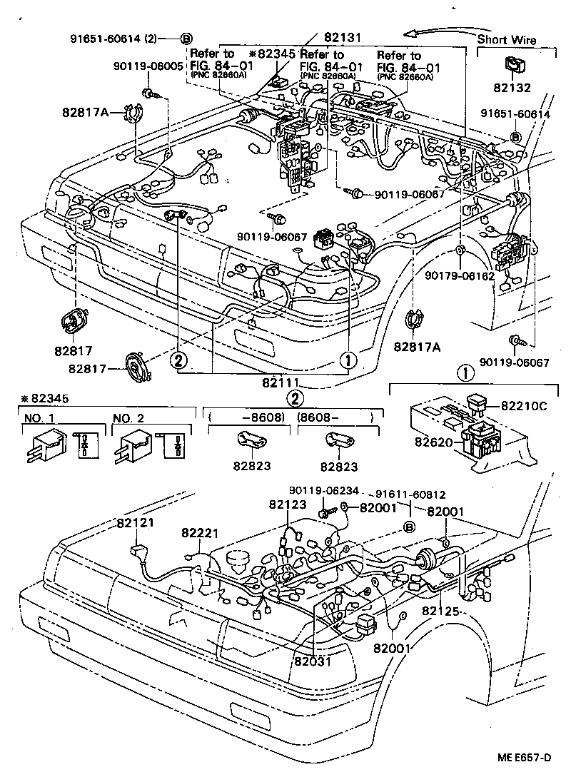 82817-22420 PROTECTOR, WIRING HARNESS, NO.1 product image