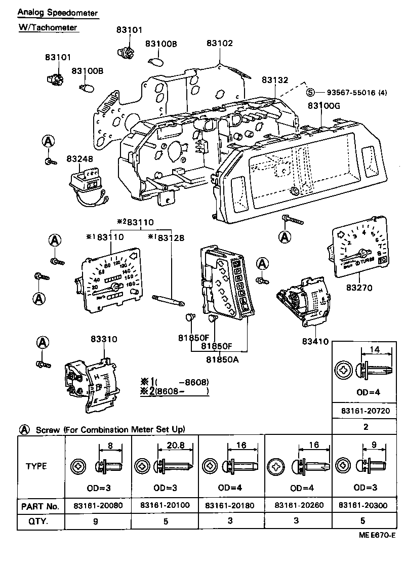 83131-22430 DIAL, METER, NO.1 product image