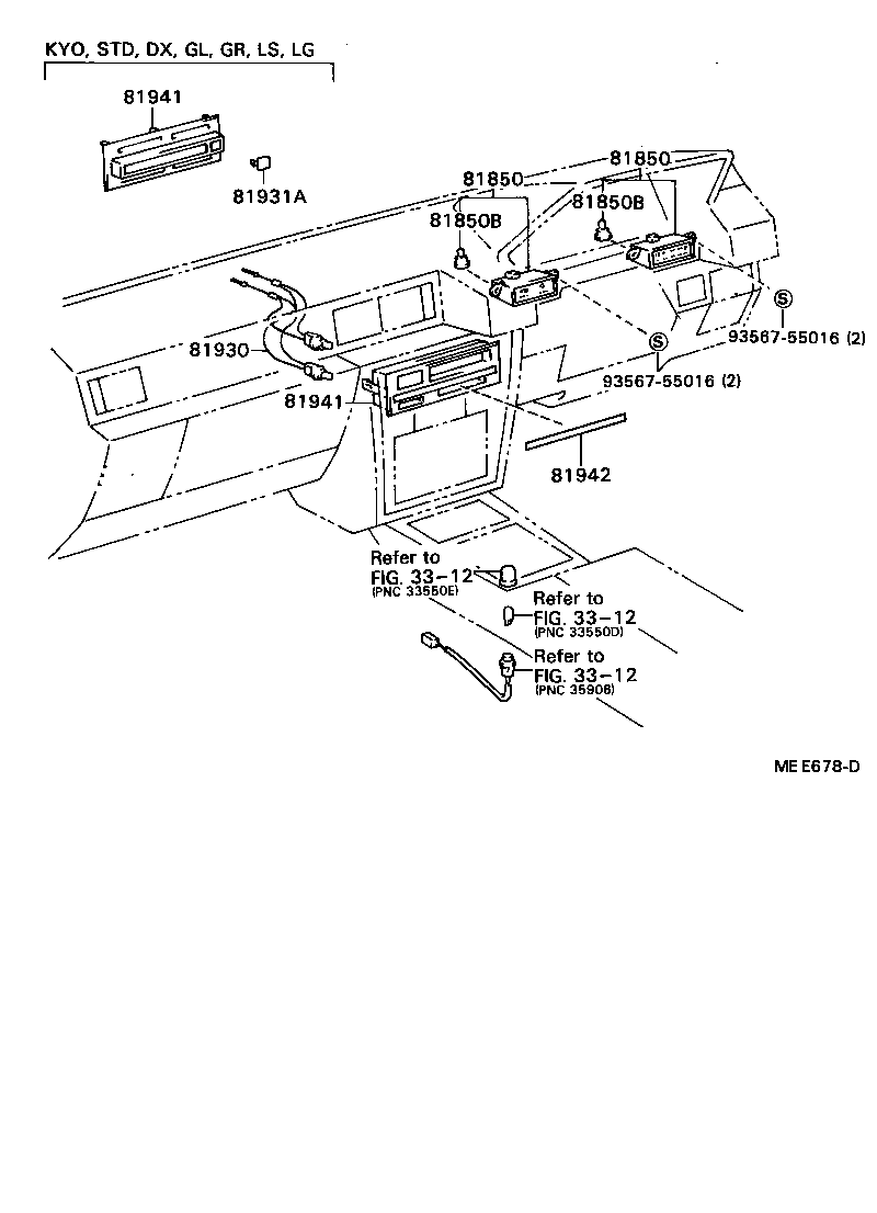 81850-22200 LAMP ASSY, INDICATOR product image