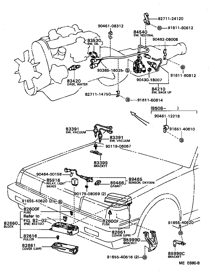 83320-80006 GAGE ASSY, FUEL SENDER product image