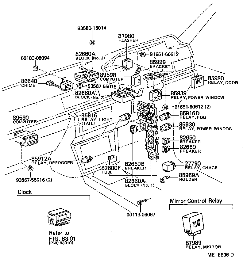89439-22020 BRACKET, SENSOR product image