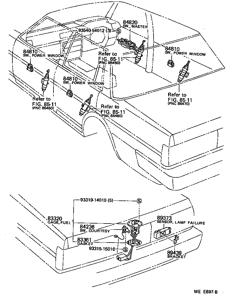 89439-22020 BRACKET, SENSOR product image