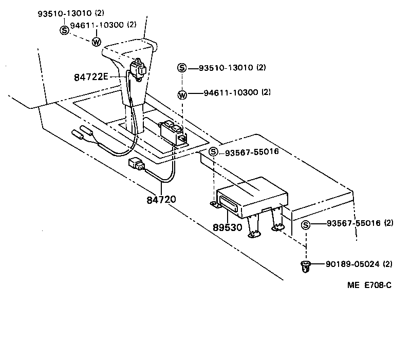 89530-22341 COMPUTER ASSY, TRANSMISSION CONTROL product image